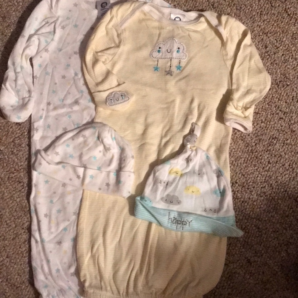 Gerber 0-6 months sleep set with hat